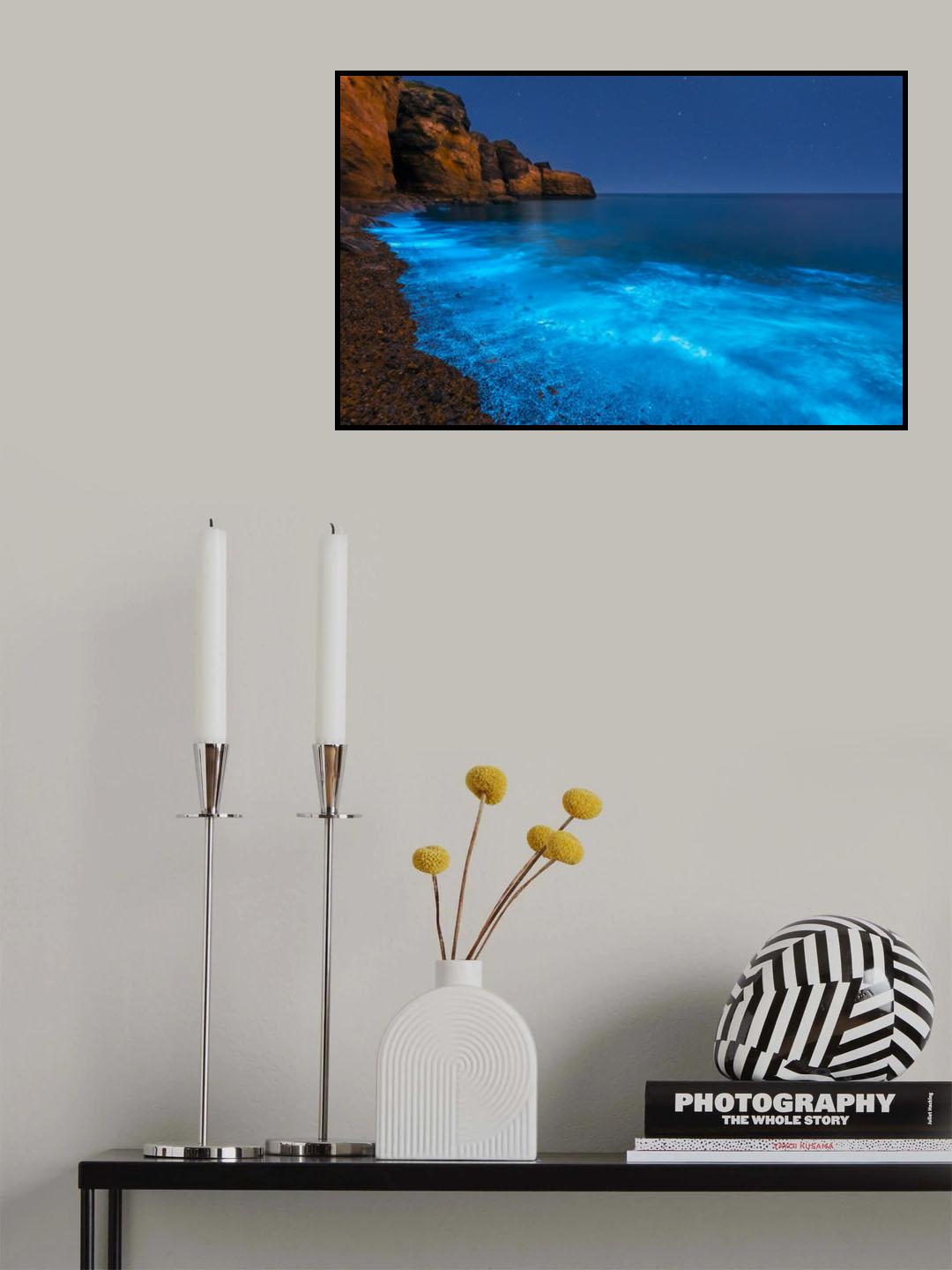 Bioluminescent Bay Poster och Canvastavla
