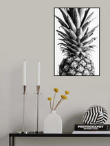 Pinapple Black &amp; White 03 Poster och Canvastavla