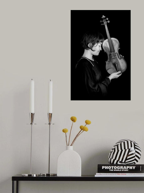 Prayer of a Female Violinist Poster och Canvastavla