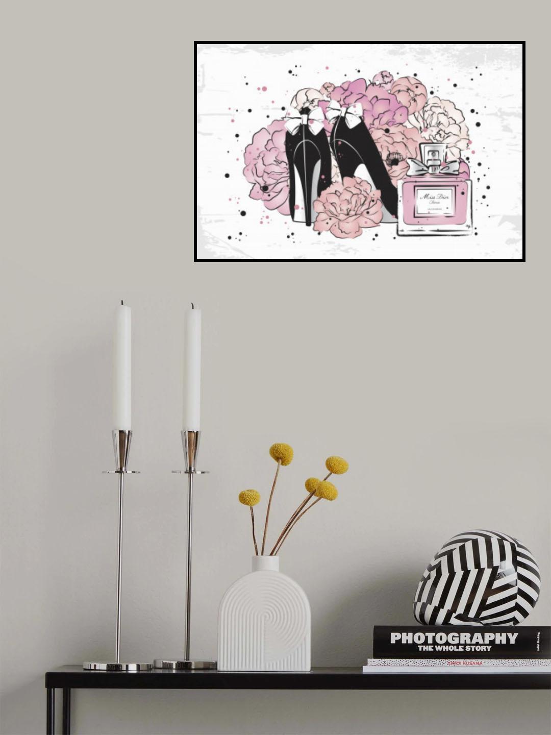 Peony Fashion Poster och Canvastavla