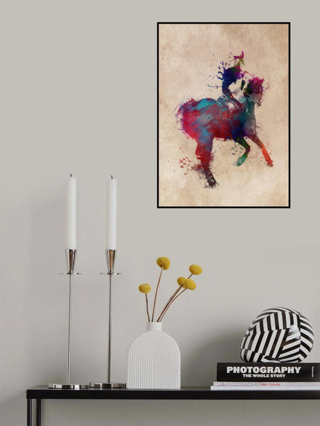 Horse Riding Sport Art (3) Poster och Canvastavla