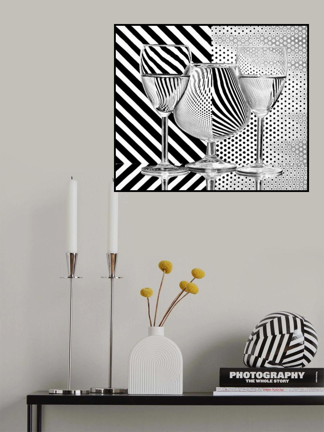 Dots and stripes Poster och Canvastavla