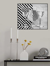 Dots and stripes Poster och Canvastavla