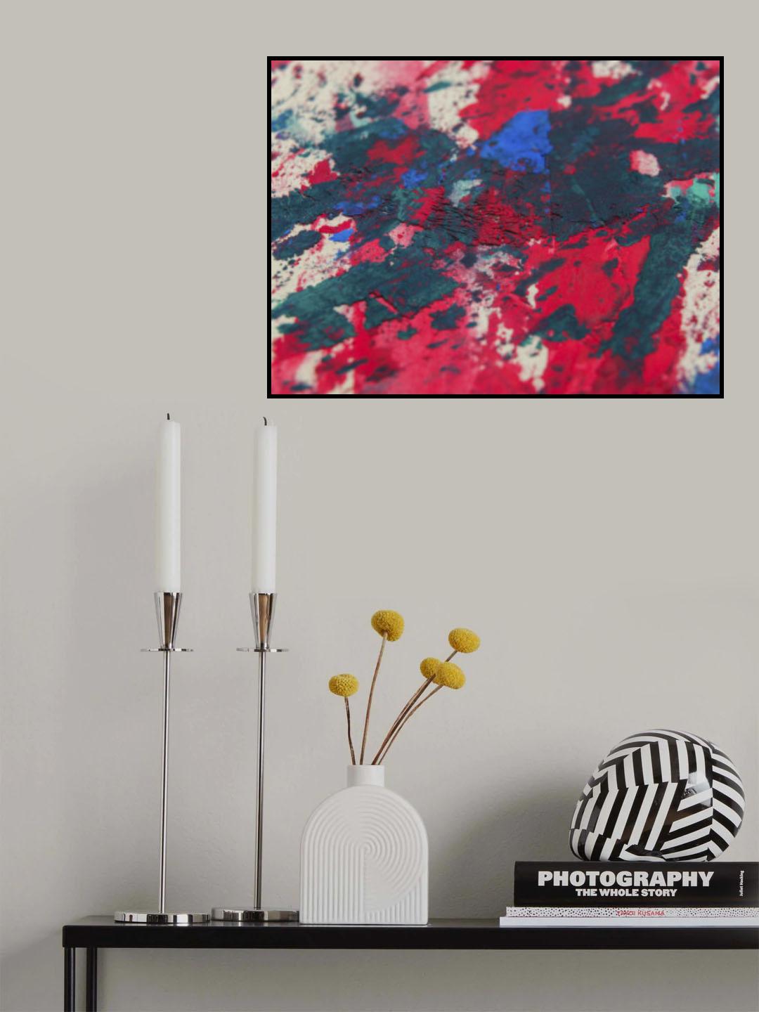 colored paints Poster och Canvastavla