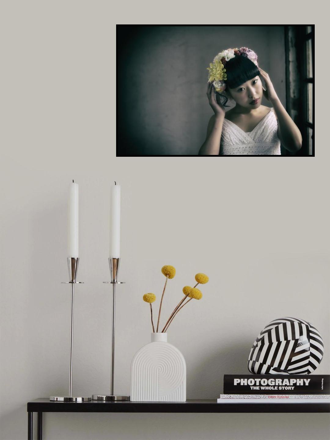 Silent Flower Poster och Canvastavla