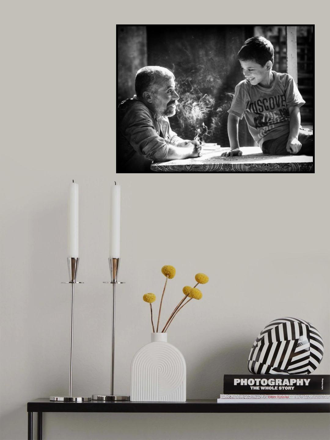 look at the father Poster och Canvastavla