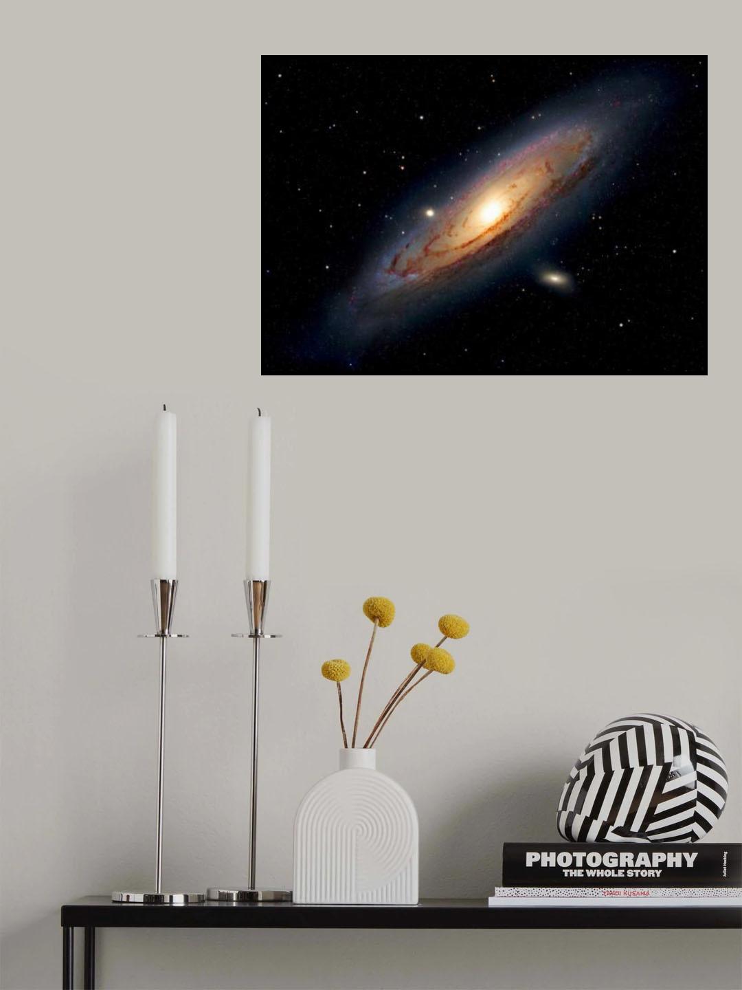 The Andromeda Galaxy Poster och Canvastavla