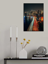 Manhattan Night Poster och Canvastavla