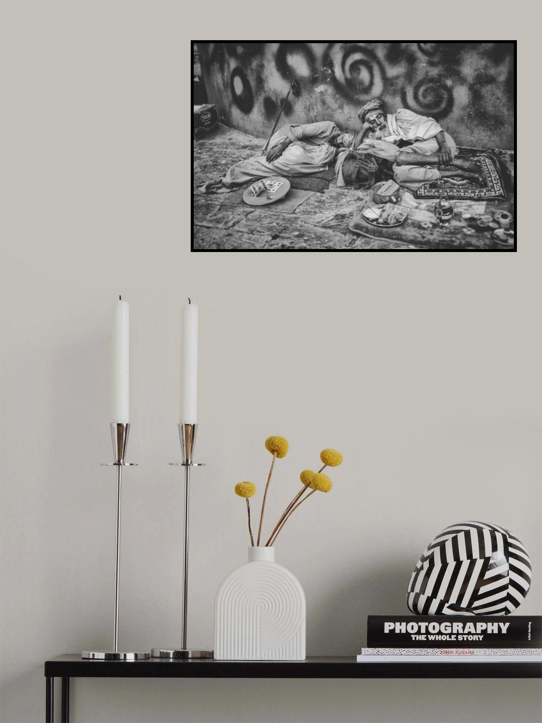 day and night in the streets Poster och Canvastavla