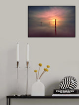 Saltworks of Torrevieja, Spain Poster och Canvastavla
