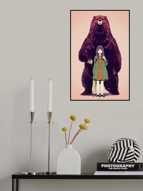 森のくまさん / a bear in the forest Poster och Canvastavla