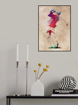 Golf Sport Art (8) Poster och Canvastavla