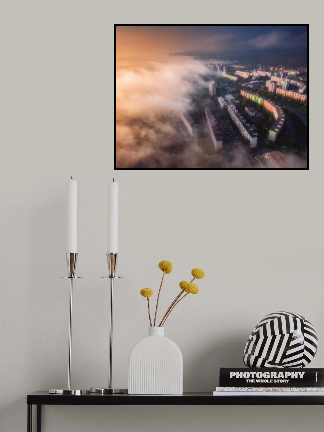 ... above the clouds ... Poster och Canvastavla