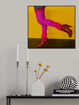 Pink Leggings Poster och Canvastavla