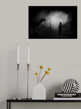Camel And Men Poster och Canvastavla