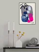 Pink Rocks Poster och Canvastavla