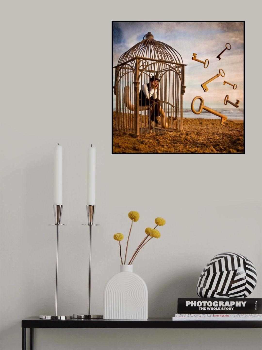 the right key to freedom Poster och Canvastavla