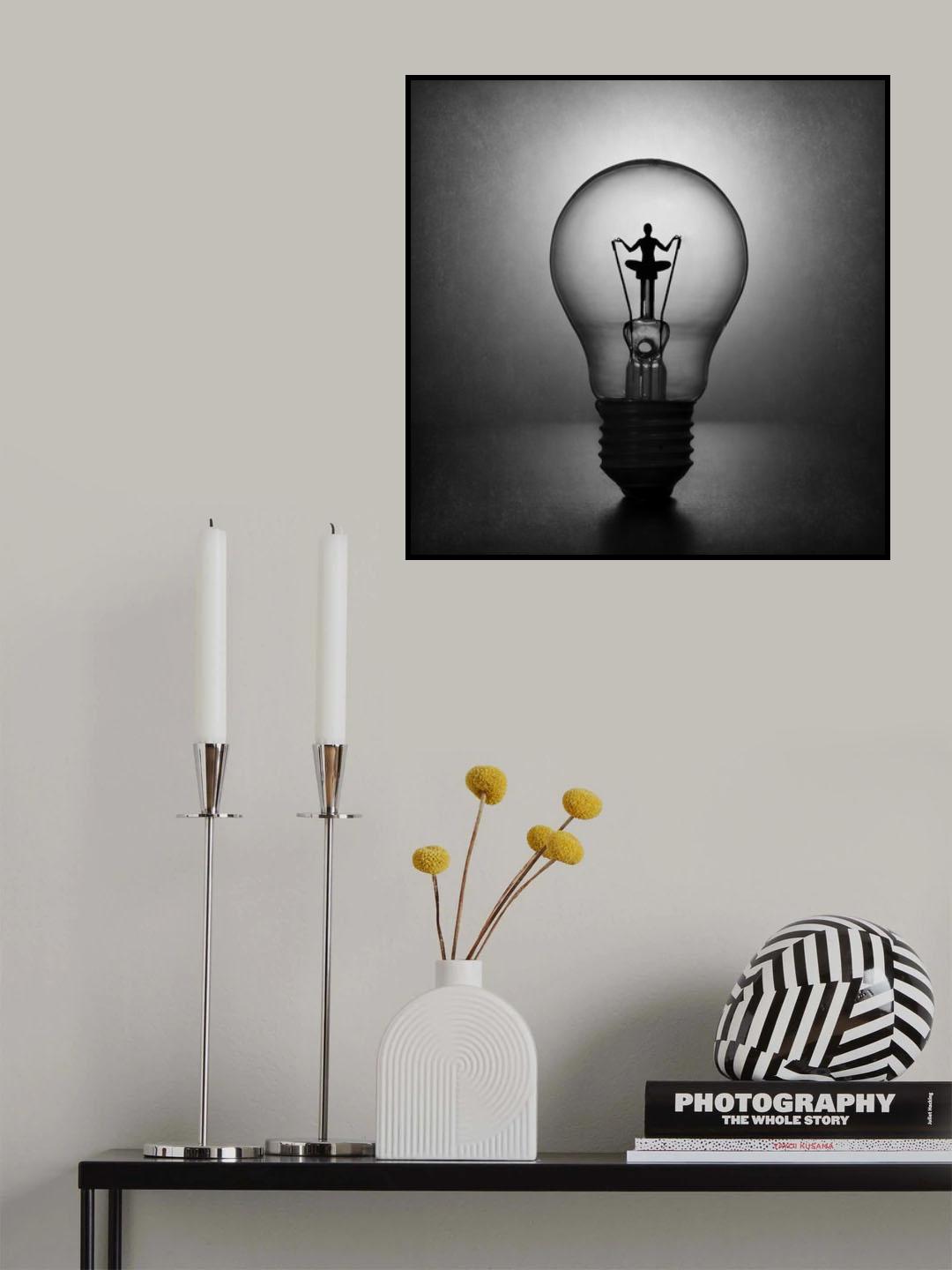 Meditation. The inner light. Poster och Canvastavla