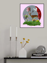 Deer in the Lounge Poster och Canvastavla