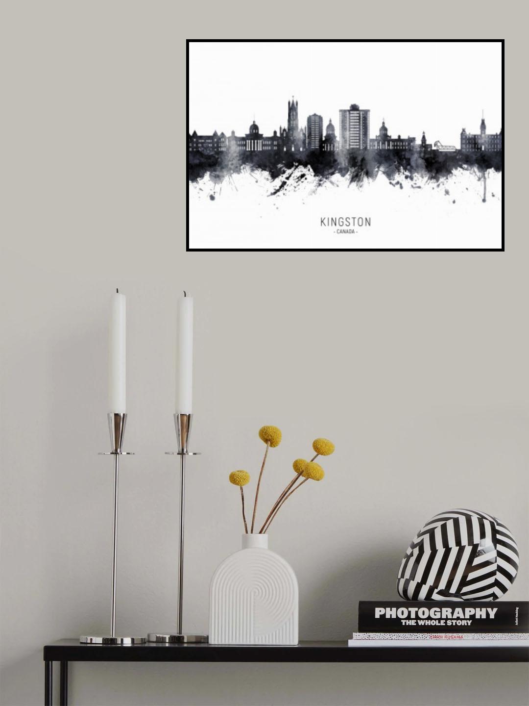 Kingston Canada Skyline Poster och Canvastavla