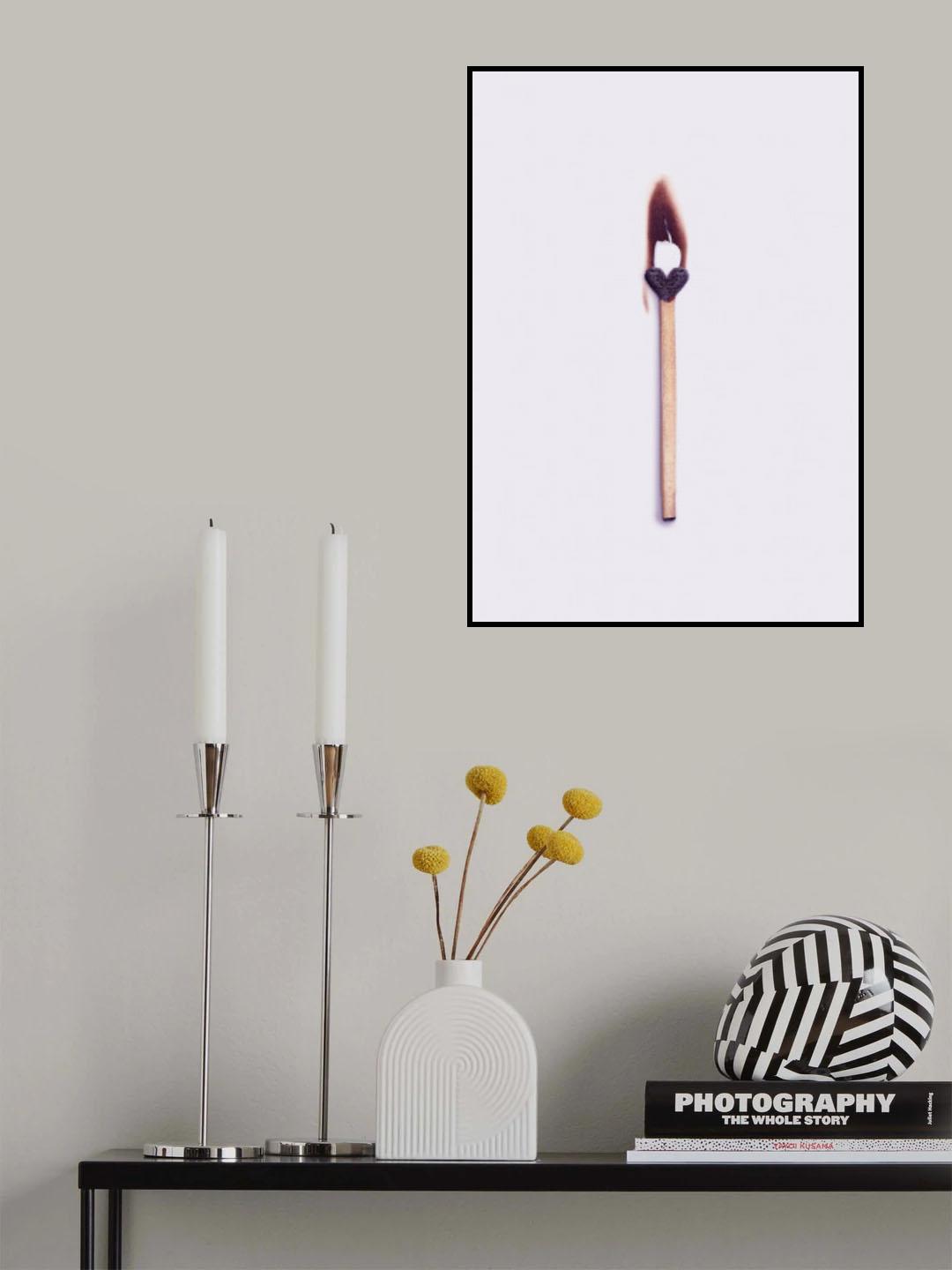 Burned love Poster och Canvastavla