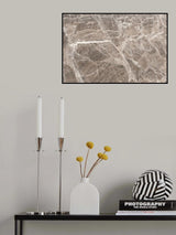 Emperador Brown Marble II Poster och Canvastavla