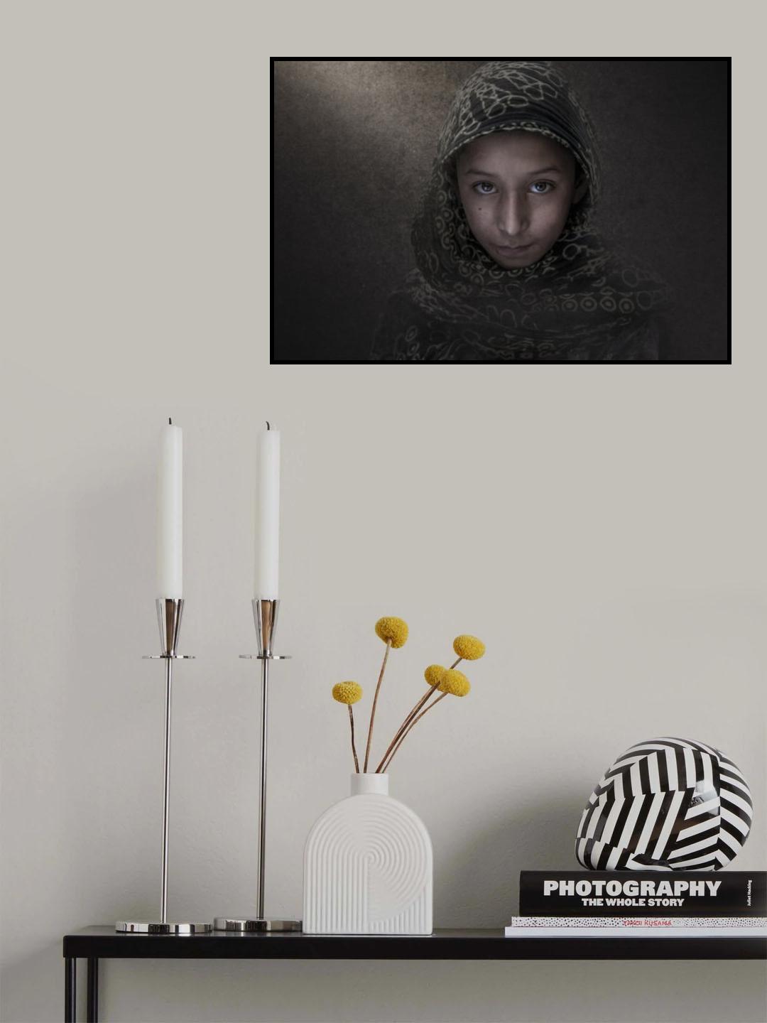 Shiny Eyes Poster och Canvastavla