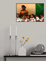 At School Poster och Canvastavla