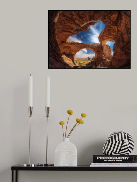 Double arch. Poster och Canvastavla