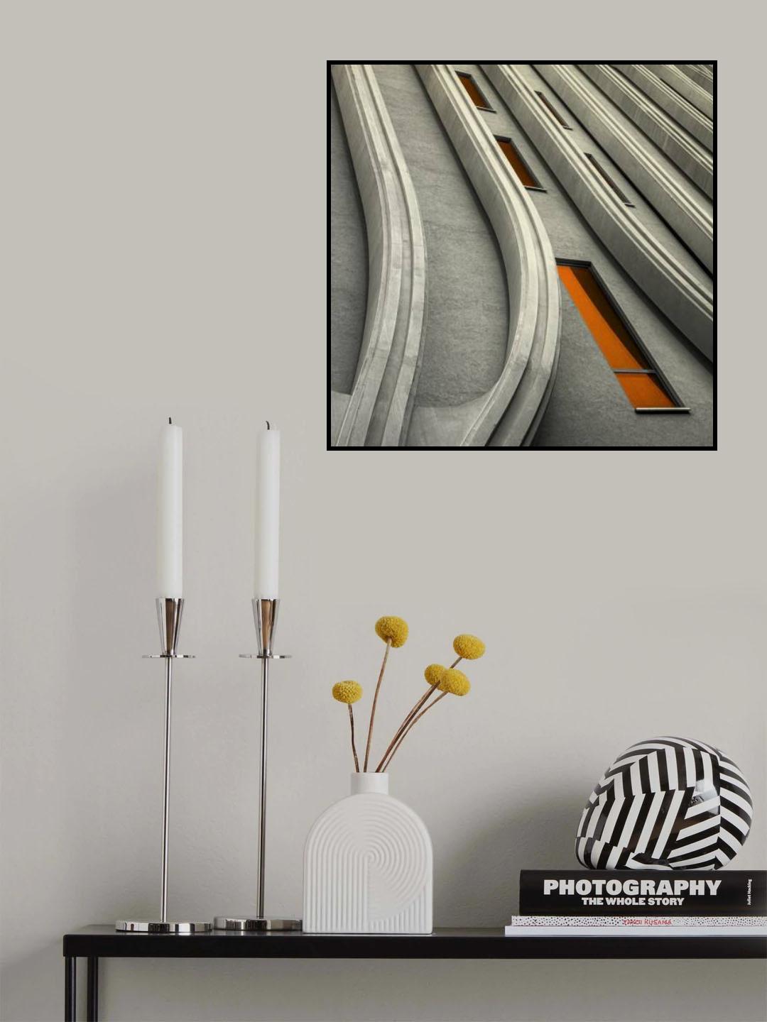 Blind modern arcades Poster och Canvastavla