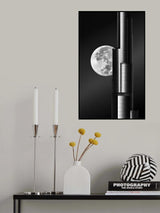 Super moon Burjkhalifa Poster och Canvastavla