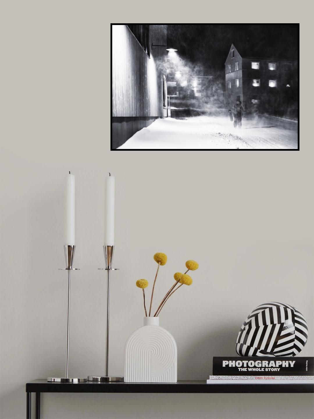 Night of storm Poster och Canvastavla