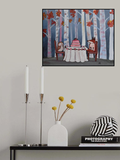 Tea Under the Birches Poster och Canvastavla