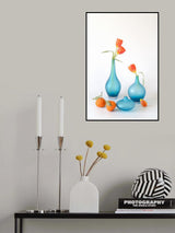 Orange and blue delight Poster och Canvastavla