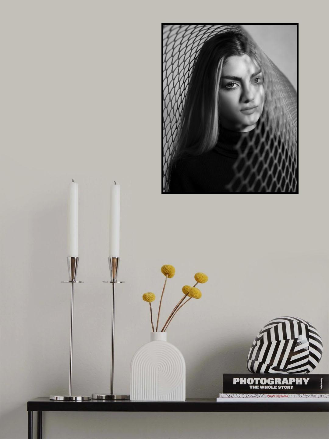Honeycomb shadows Poster och Canvastavla
