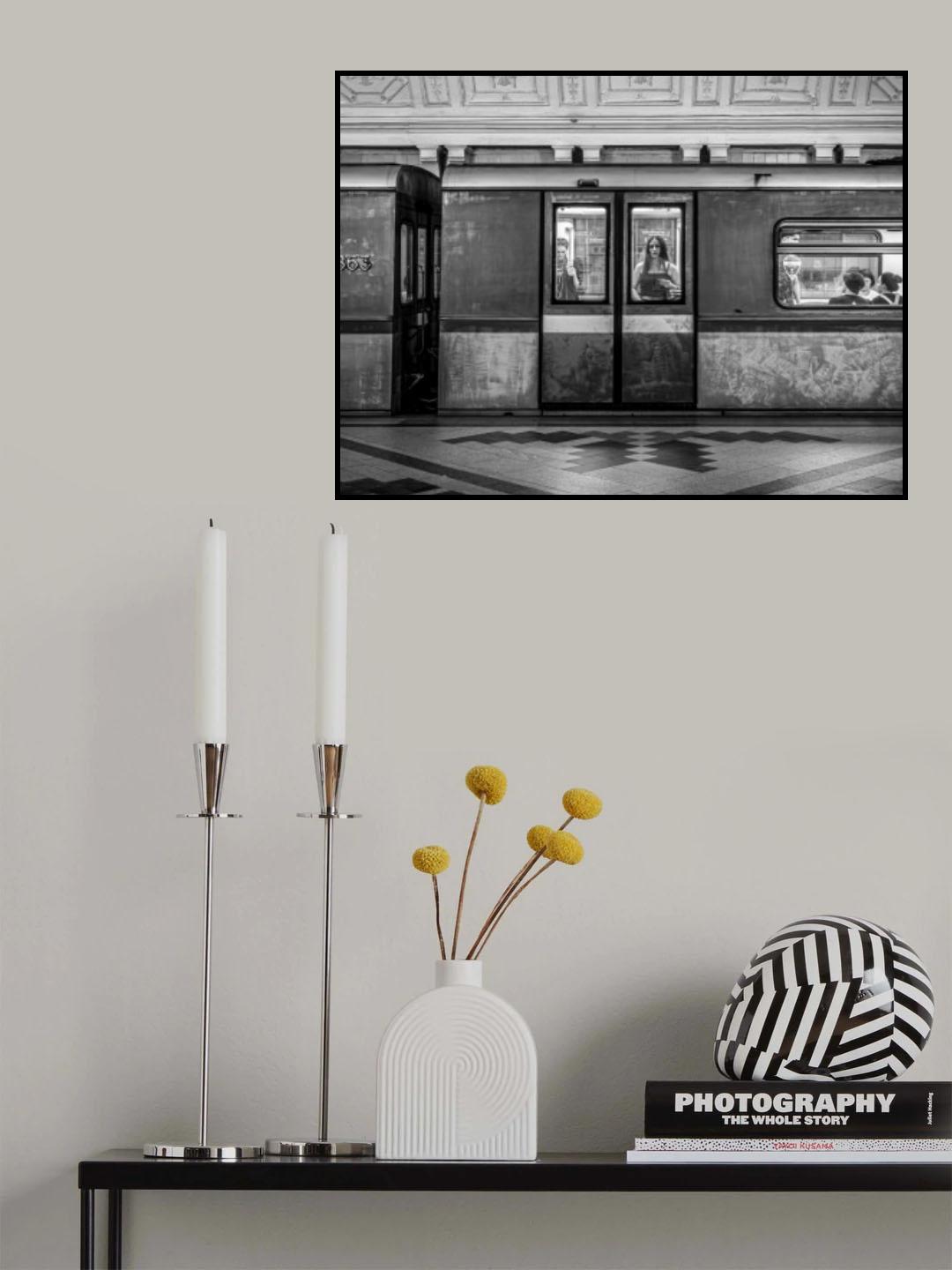 Moskou - metro Poster och Canvastavla
