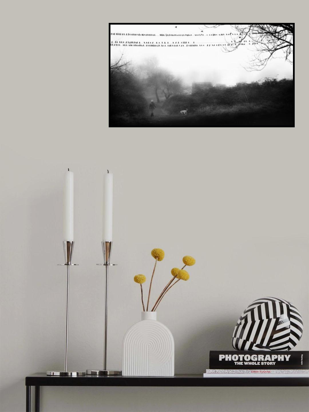 Walk in the fog Poster och Canvastavla