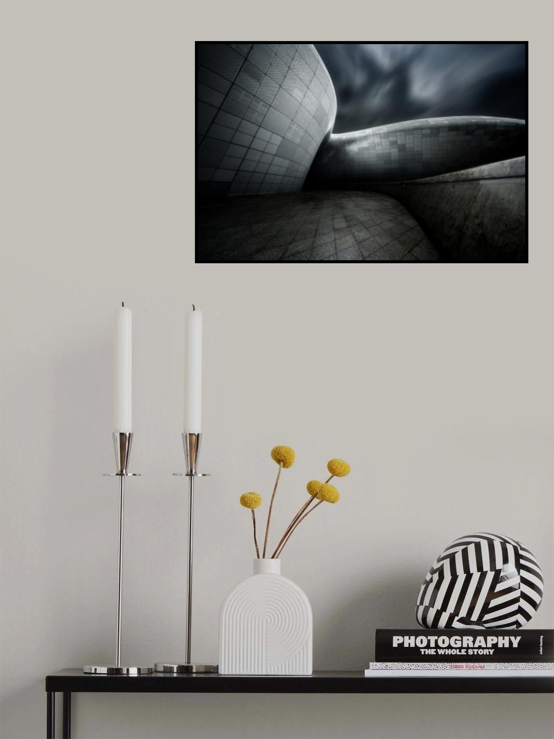 Futuristic architecture Poster och Canvastavla