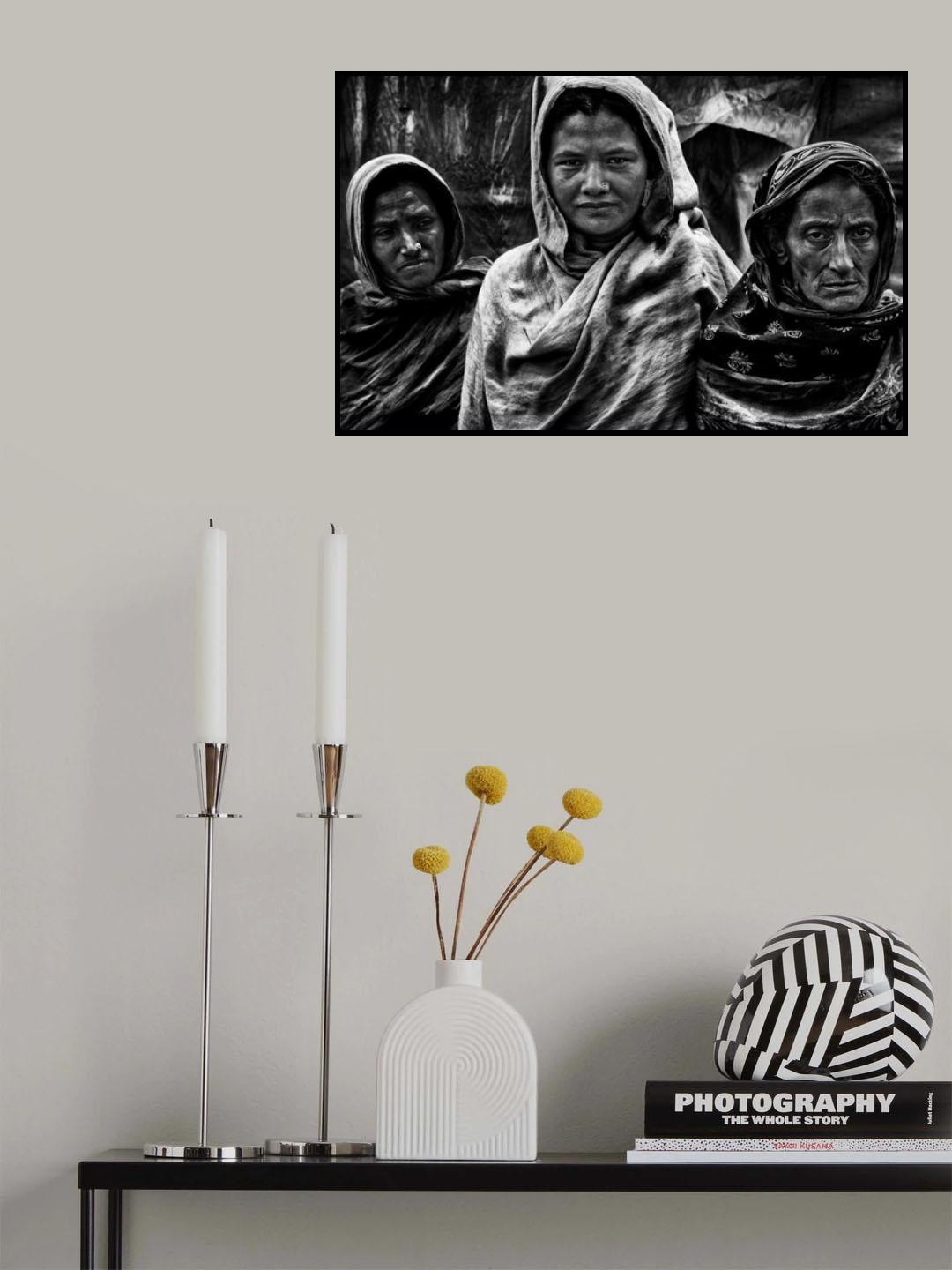 Rohingya women - Bangladesh Poster och Canvastavla