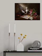 Still life with lily and bust Poster och Canvastavla