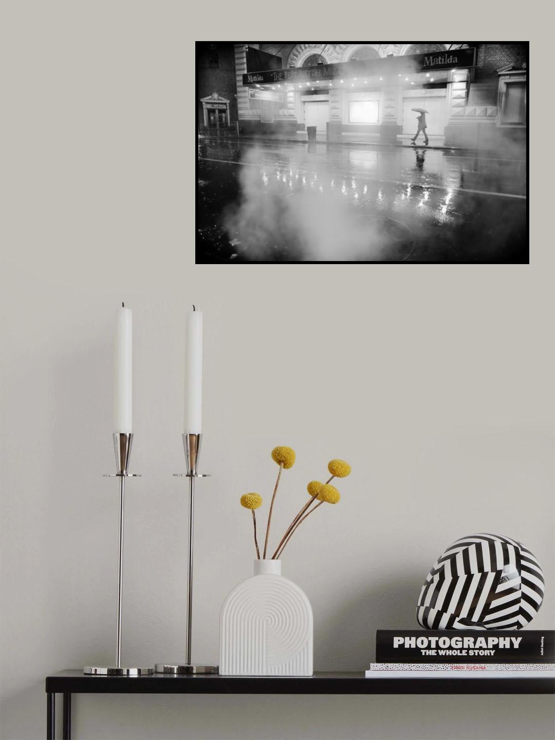 Manhattan Streets , New York City Poster och Canvastavla