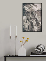 Woman  carrying  life Poster och Canvastavla