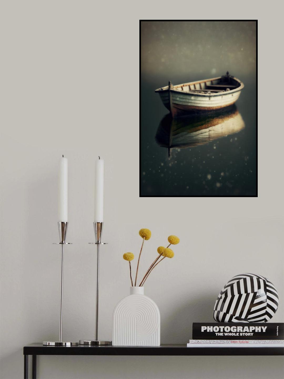 Lonesome Boat Poster och Canvastavla