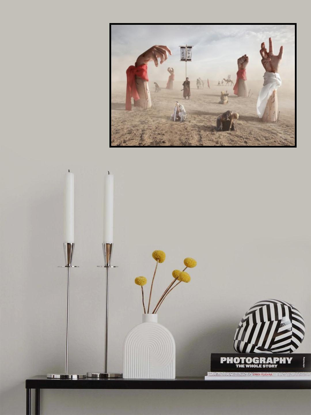 Blood victory on sword Poster och Canvastavla