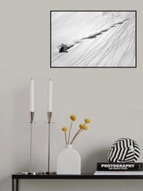 Skiing Powder Poster och Canvastavla