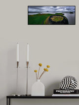 Aerial Impression of Lake Myvatn Poster och Canvastavla