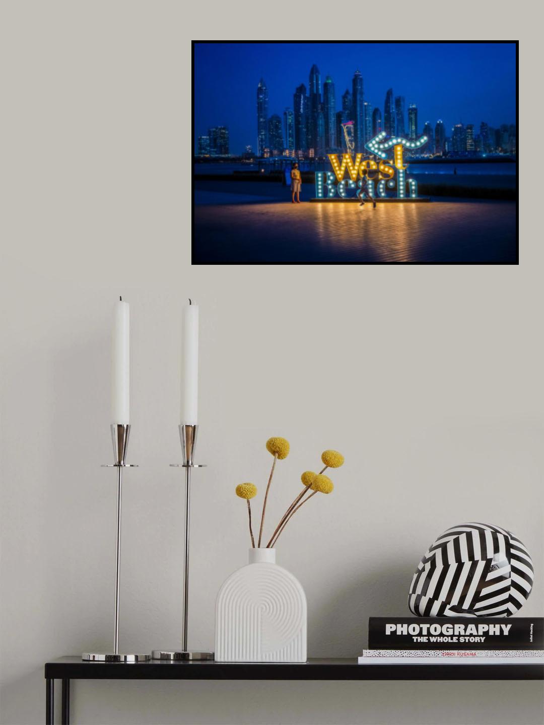Dubai Nights Poster och Canvastavla