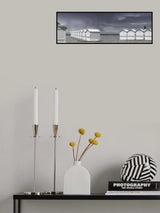 cabins beach Poster och Canvastavla