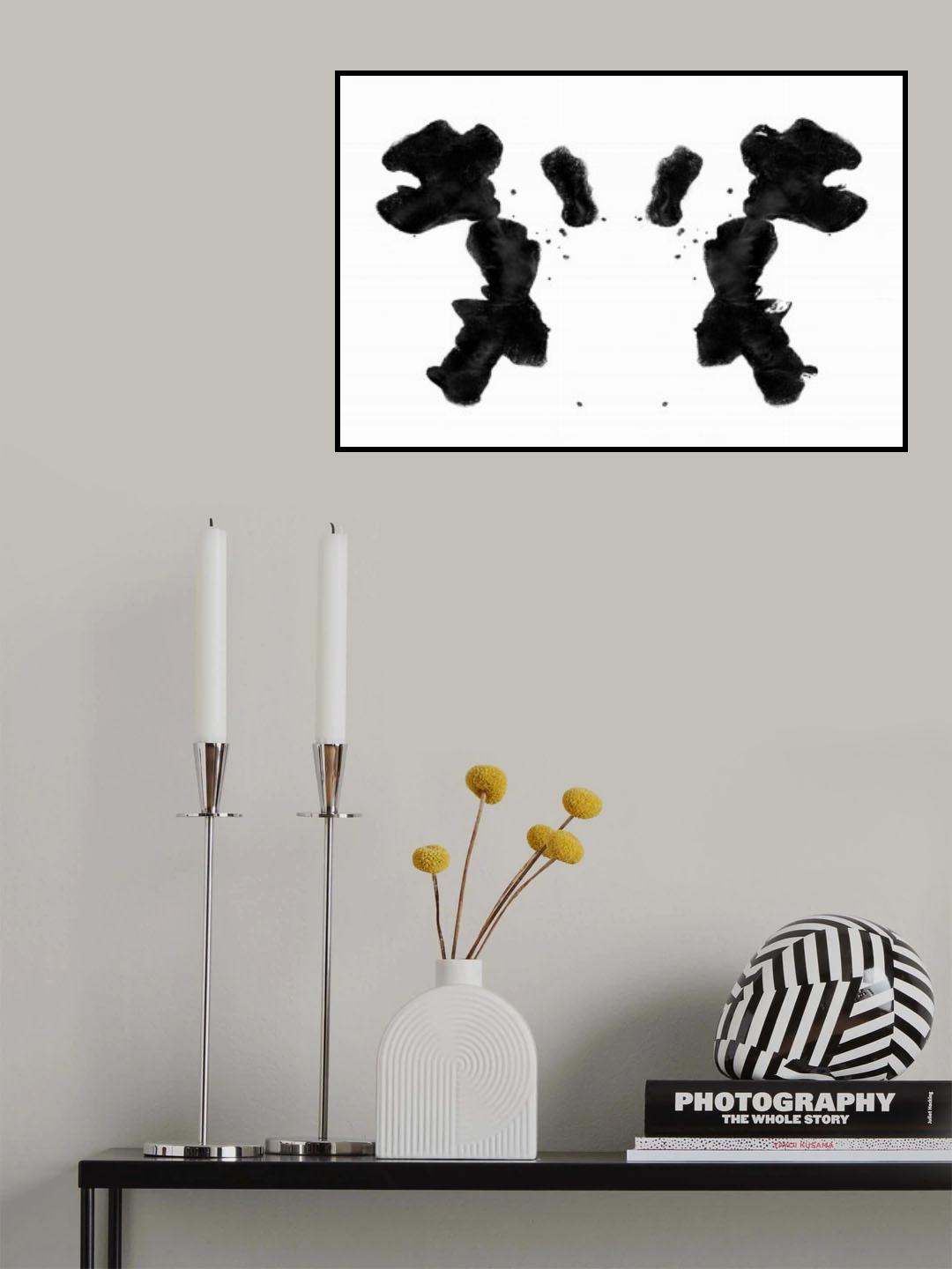 Inkblot 02 Poster och Canvastavla
