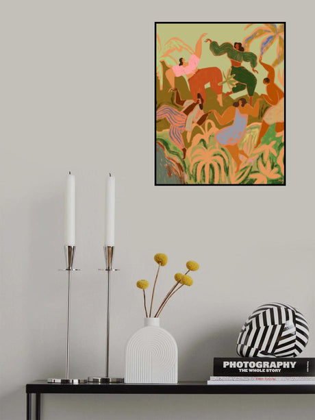 Spring Frolic Poster och Canvastavla